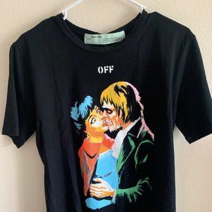 Off-White Virgil Abloh Men's Black Kiss Shirt